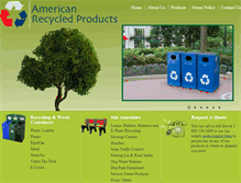 Tablet Screenshot of americanrecycledproducts.com